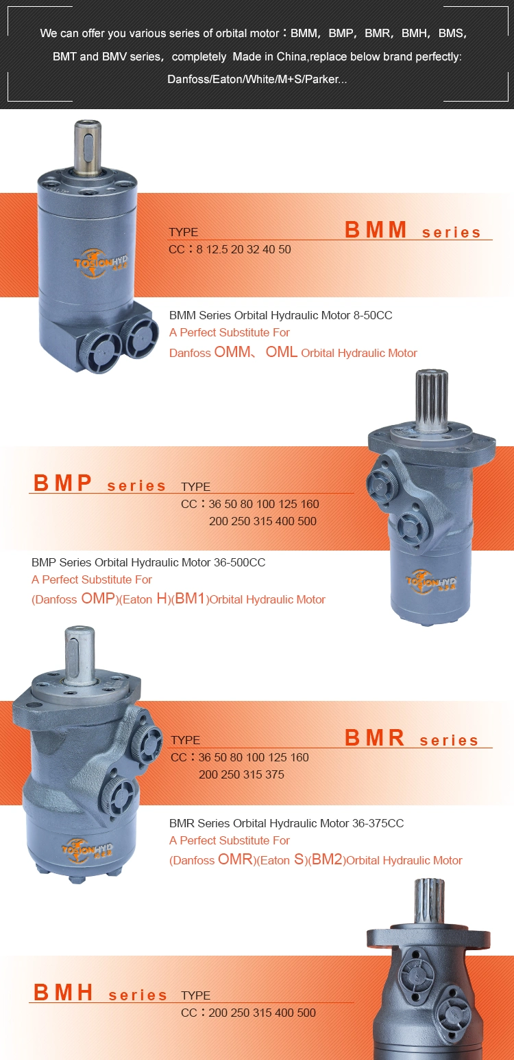 Bmm12.5 Omm12.5 Orbital Hydraulic Motor with Danfoss