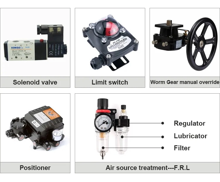 Preferred Motor Resistance to Pressure and Wear Pneumatically Actuated Butterfly Valve