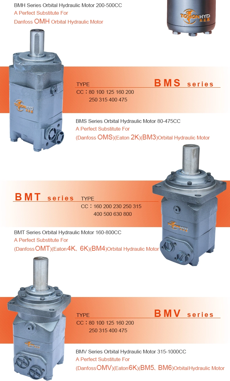 Bmm50 Omm50 Bmm/Omm 50cc 400rpm Sany Orbital Hydraulico Eaton Drive Manuli Hydraulic Motor Replace Denison for Sale of Price
